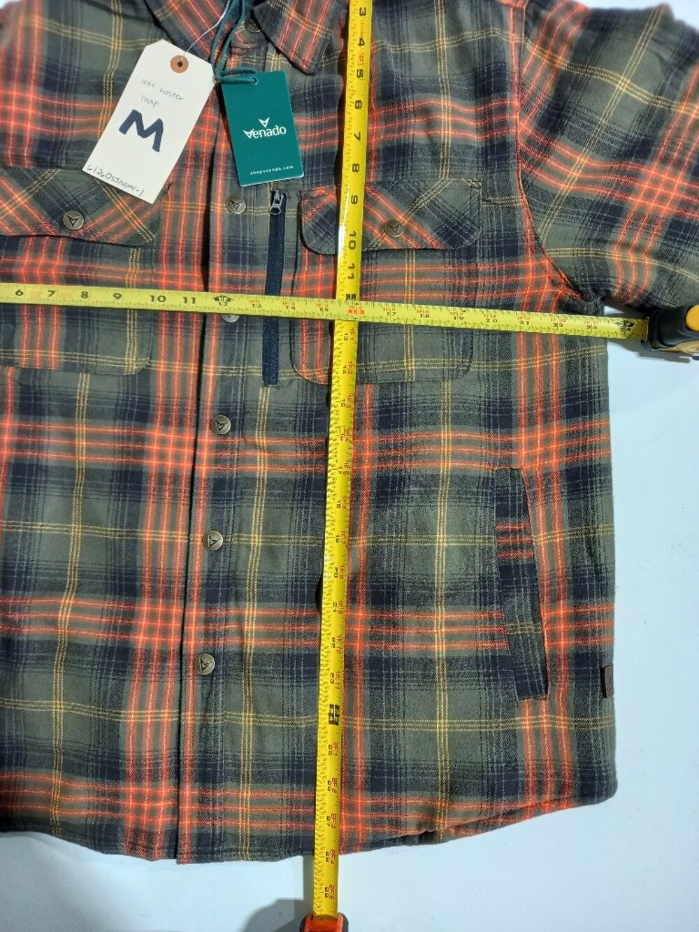 Concealed Carry Quilt Lined Shirt Jacket - Army | Medium - Picture 6 of 7